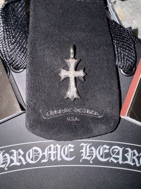 Chrome Hearts Tiny Fat Cross Pendant w/ Dustbag BRAND NEW